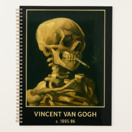  Skull Smoking – Unieke Van Gogh geïnspireerd Planner