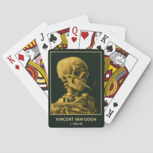  Skull Smoking – Unieke Van Gogh geïnspireerd Pokerkaarten