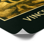  Skull Smoking – Unieke Van Gogh geïnspireerd Poster (Hoek)