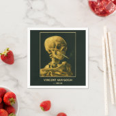  Skull Smoking – Unieke Van Gogh geïnspireerd Servet (Insitu)