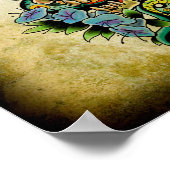 Skull Snake Lillies Poster (Hoek)