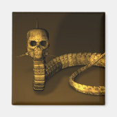Skull Snake Magneet (Voorkant)