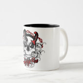 Skull Snake Tweekleurige Koffiemok (Voorkant rechts)