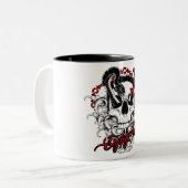Skull Snake Tweekleurige Koffiemok (Voorkant links)