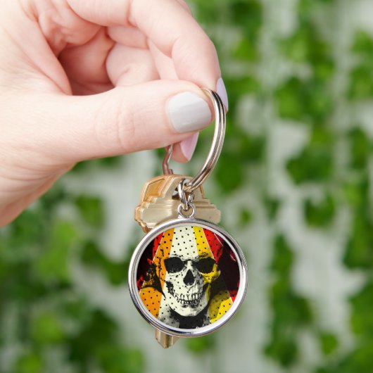 Skull Snoep Carnaval Sleutelhanger (Hand)