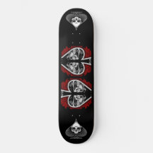 Skull Spades Skateboard