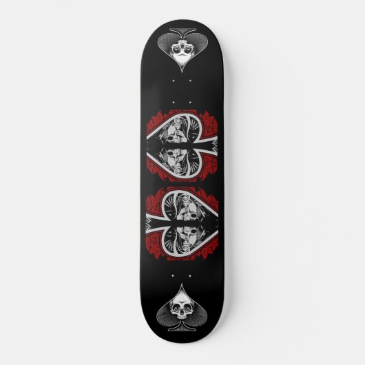 Skull Spades Skateboard (Voorkant)