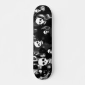 Skull Spect B&W skateboard (Voorkant)