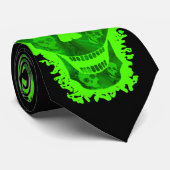 Skull Specters 3 schedelstropdas Stropdas (Opgerold)