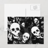 Skull Specters B&W briefkaart (Voorkant / Achterkant)