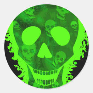 Skull Specters Big Skull (close-up) sticker