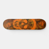 Skull Specters Big Skull Oranje skateboard (Horizontaal)