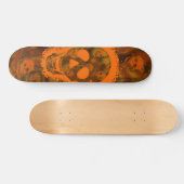 Skull Specters Big Skull Oranje skateboard (Horizontaal)
