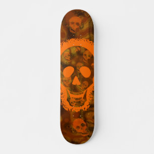Skull Specters Big Skull Oranje skateboard