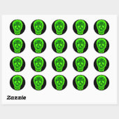 Skull Specters Big Skull-ronde sticker (Vel)