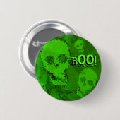 Skull Specters 'Boo!' knop Ronde Button 5,7 Cm (Voorkant /achterkant)