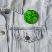 Skull Specters 'Boo!' knop Ronde Button 5,7 Cm (In situ)