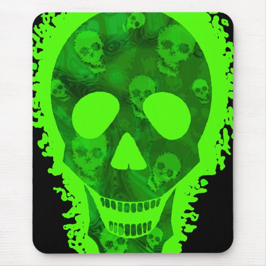 Skull Specters grote schedelmousepad Muismat (Voorkant)