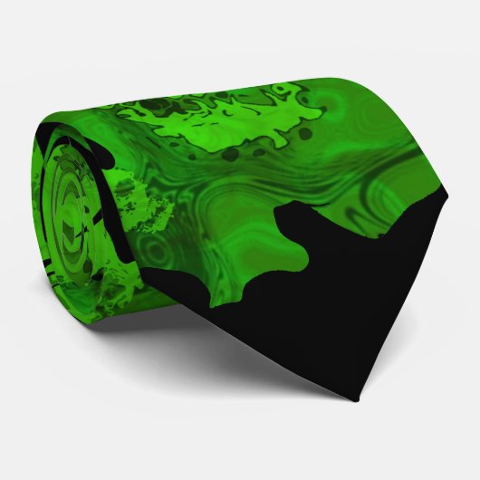 Skull Specters Swirl stropdas (Opgerold)