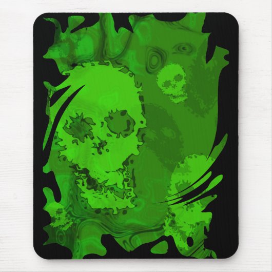 Skull Specters zwirlmousepad Muismat (Voorkant)