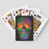 Skull-spelkaarten Pokerkaarten (Achterkant)
