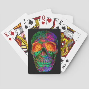 Skull-spelkaarten Pokerkaarten
