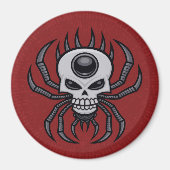 Skull Spider Magneet (Voorkant)