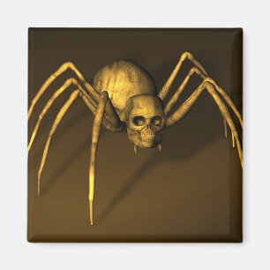 Skull Spider Magneet