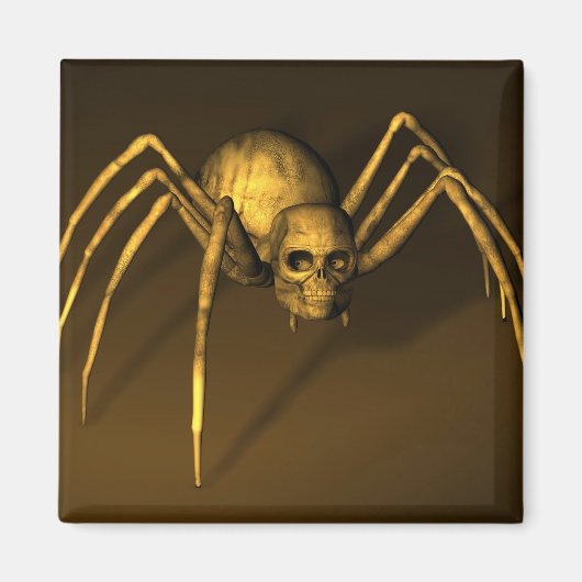Skull Spider Magneet (Voorkant)