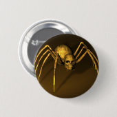 Skull Spider Ronde Button 5,7 Cm (Voorkant /achterkant)