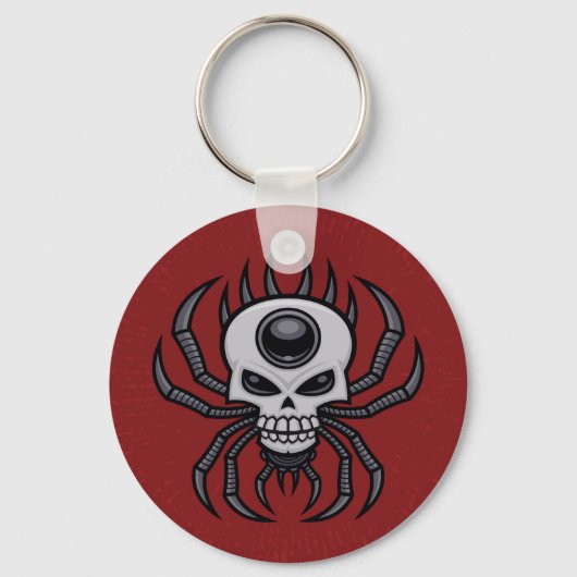 Skull Spider Sleutelhanger (Voorkant)