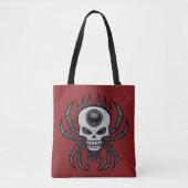 Skull Spider Tote Bag (Voorkant)