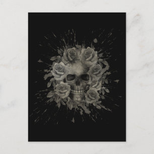 SKULL SPLASH BOEKET BRIEFKAART