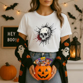Skull Splash Halloween T-shirt