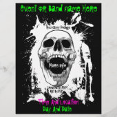 Skull Splatter Event of Band Flyer (Voorkant)