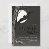  Skull Spooky Halloween Party Invitation Kaart (Voorkant)