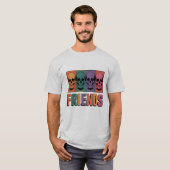 Skull Squad: Echte Vrienden T-shirt (Voorkant volledig)