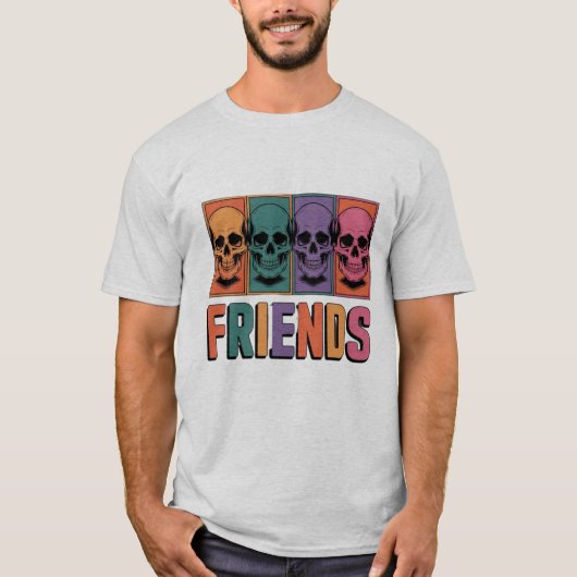 Skull Squad: Echte Vrienden T-shirt (Voorkant)