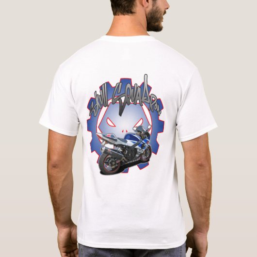 Skull Squadron Gixxer T-shirt (Achterkant)