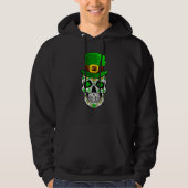 Skull St Patricks Day Irish Saint Patricks Day of  Hoodie (Voorkant)