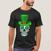 Skull St Patricks Day Irish Saint Patricks Day of  T-shirt (Voorkant)