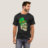 Skull St Patricks Day Irish Saint Patricks Day of T-shirt (Voorkant volledig)