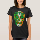 Skull St Patricks Day Irish  Saint Patricks Day of T-shirt (Voorkant)