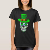 Skull St Patricks Day Irish Saint Patricks Day of T-shirt (Voorkant)