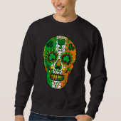 Skull St Patricks Day Irish Saint Patricks Day of  Trui (Voorkant)