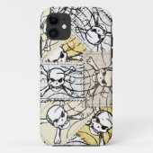 Skull Stamp Case-Mate iPhone Case (Achterkant)