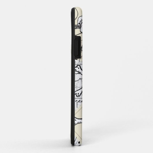 Skull Stamp Case-Mate iPhone Case (Achterkant/rechts)