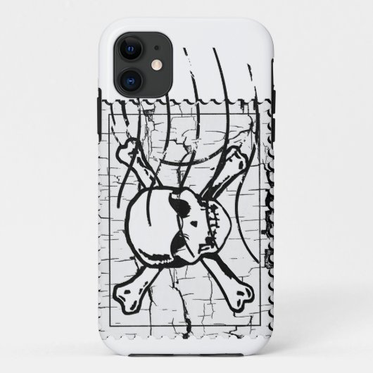 Skull Stamp Case-Mate iPhone Case (Achterkant)
