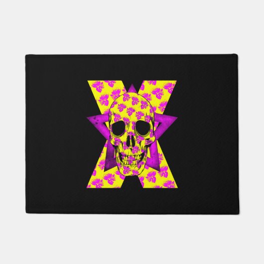 Skull Star Deurmat (Voorkant)