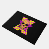 Skull Star Deurmat (Schuin)